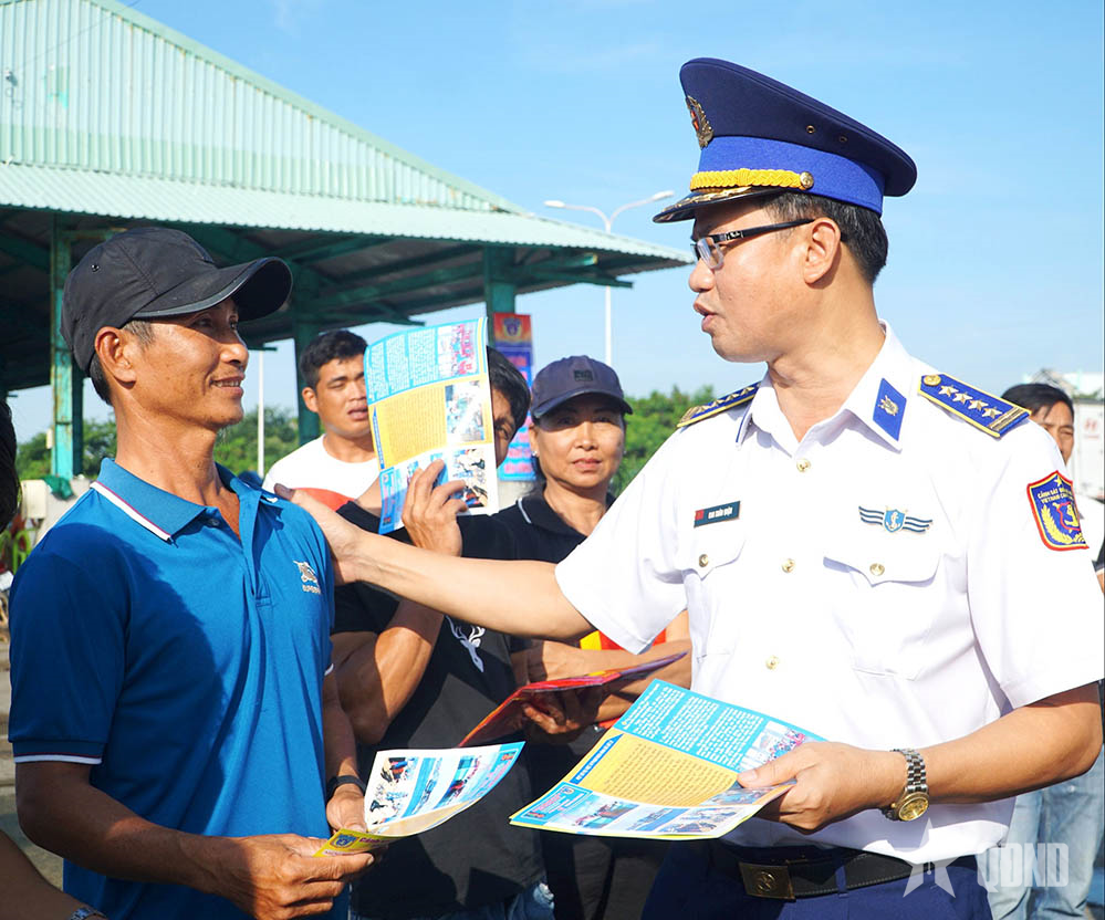 Vùng Cảnh sát biển 3 nâng cao hiệu quả chống khai thác IUU, góp phần phát triển kinh tế biển